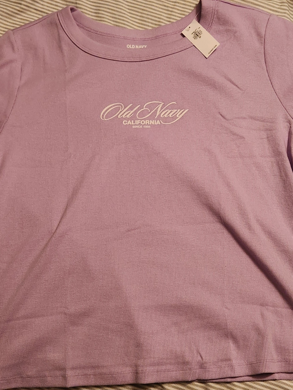 Old Navy Snug Fit Ribbed Logo T